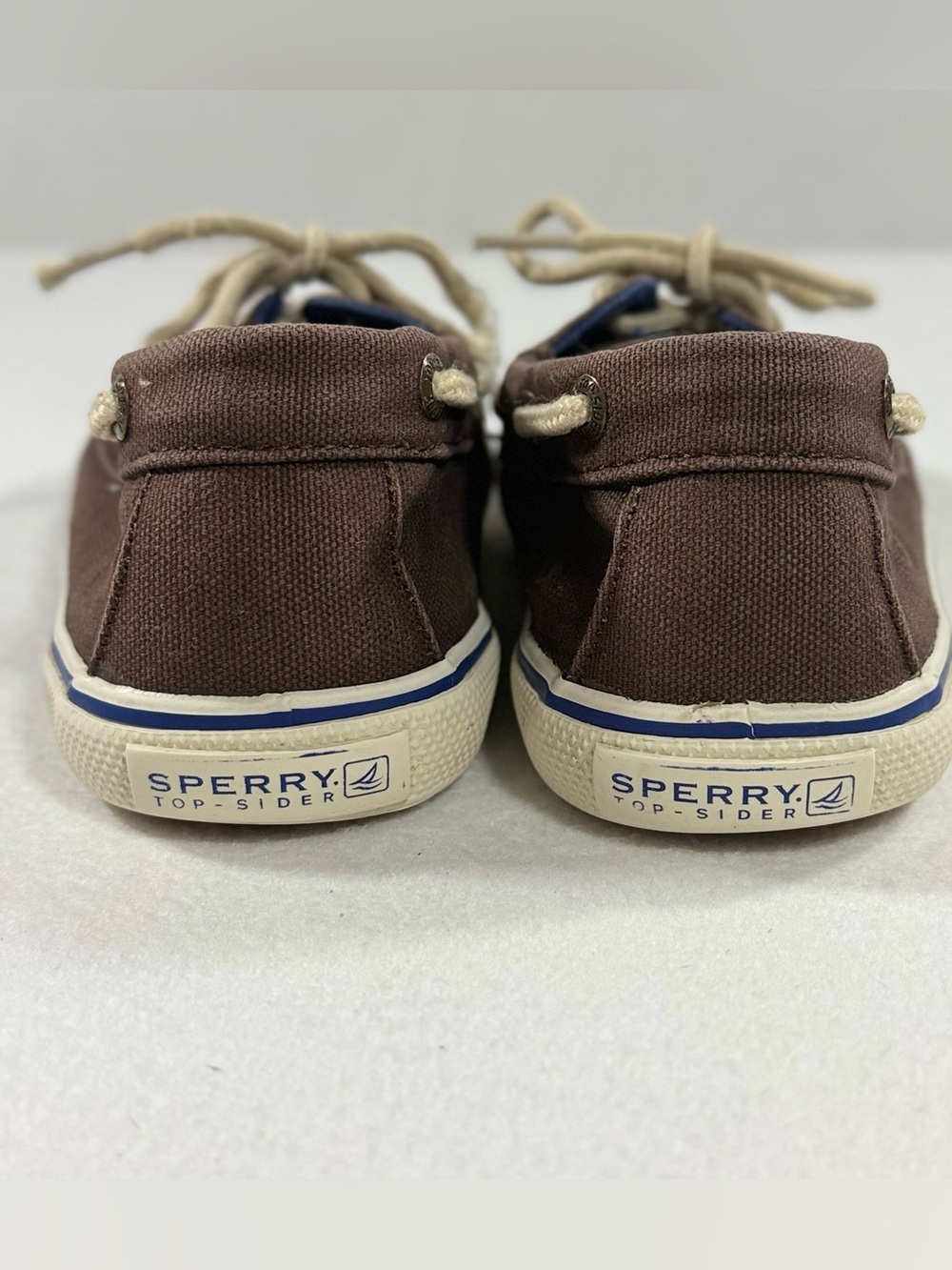 Sperry Top-Sider Halyard Boys' Boat Deck Shoe Brown Size 13.5 Youth - Picture 2 of 7